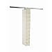H & L Russel Ltd Shoe Organiser, Taupe with Harvest Green Trim, 10 Pocket