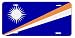Marshall Islands Marshallese Flag Vanity Auto License Plate