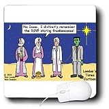 Londons Times Famous People Places Books Cartoons - The Three Wise Men and Frankenstein - Mouse Pads