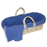 Tadpoles Basics Navy Moses Basket