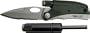 Tool Logic SLP2 Tactical Folding 1/2 Serrated Knife With LED Flashlight, Magnesium Fire Starter and Signal Whistle, Silver