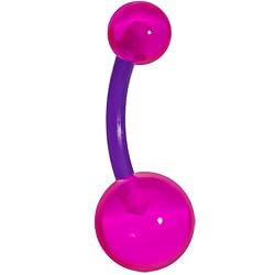 Bioplast Magenta Magic Belly Ring