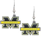 Michigan Wolverines Dangle Earrings - NCAA College Athletics Fan Shop Sports Team Merchandise