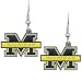Michigan Wolverines Dangle Earrings - NCAA College Athletics Fan Shop Sports Team Merchandise