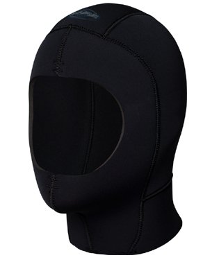 Bare Elastek 7/5mm Full Super Stretch Dry Suit Scuba Hood w/ Rubber Seal