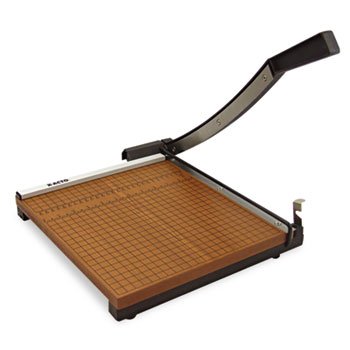 Wood Base Guillotine Trimmer, 12 Sheets, Wood Base, 12"X12"