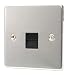POLISHED CHROME TELEPHONE MASTER SOCKET C439PCB