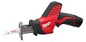 Factory-Reconditioned Milwaukee 12V Cordless M12 Lithium-Ion Hackzall&trade; Reciprocating Saw 2420-22