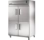 True Two-section Reach-in 56 Cu Ft Freezer W/ 4 Solid Half-doors - TR2F-4HS