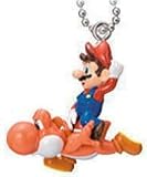 Super Mario Galaxy 2 Gashapon 1.5" Keychains - Mario on Red YoshiIMAGE