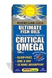 Renew Life - Critical Omega Norwegian Gold Ultimate Fish Oils - 60 Fish Gels