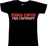 MILEY CYRUS T-SHIRTS - MILEY CYRUS SHIRTS - FAN FOREVER TEE - MILEY CYRUS GIRLS SHIRT