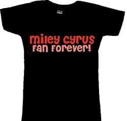 MILEY CYRUS T-SHIRTS - MILEY CYRUS SHIRTS - FAN FOREVER TEE - MILEY CYRUS GIRLS SHIRT