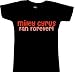 MILEY CYRUS T-SHIRTS - MILEY CYRUS SHIRTS - FAN FOREVER TEE - MILEY CYRUS GIRLS SHIRT
