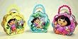 DORA THE EXPLORER Flower Shaped TIN PURSE Carry-All