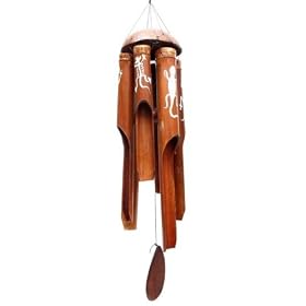 Medium Gecko Bamboo Wind Chime