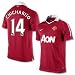 10-11 Man Utd Home Jersey + Chicharito 14