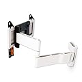 Wei�e schwenkbare TV Wandhalterung PM-XFLAT-30S (ultra flach). Nur 29mm Wandabstand bis 420mm ausziehbar, VESA 75 x 75 bis 200 x 200 auch 200 x 100 (entspricht 15-34 Zoll, auch 19, 22, 26 und 32). Wandhalter optimal f�r Plasma, LCD und LED Fernseher von Panasonic, Sony, Samsung, LG und Toshiba. Mit 25 kg Tragkraft eine f�r fast alle Flachbildfernseher geeignete Halterung. +/-180� schwenkbar. Farbe: Wei�. Original PureMounts Wandhalterungen.