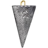 Bullet Weights Pyramid Fishing Sinker (4-Pack), 3-Ounce