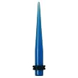 2 Gauge Blue Acrylic Taper