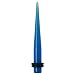 2 Gauge Blue Acrylic Taper