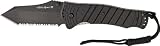 JPT-4S Tanto Utilitac II Black Square Handle Folding Knife