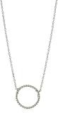 Eat Pray Love By Dogeared Karma Recycled Sterling Silver Karma Hoop Necklace 18