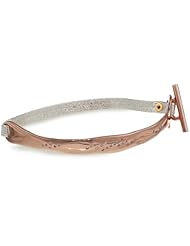 gorjana Cassia Shimmer Bar Leather Bracelet, 6.4"
