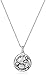 Sterling Silver Reversible Zodiac Pendant Necklace, 18
