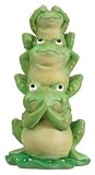 Frog Brothers Figurine - Cold Cast Resin - 6'' Height