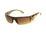 DSO "57" -Brown to Amber Faded Crystal Clear frame/ Amber lens -polarized
