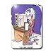 Londons Times Funny Society Cartoons - Carp Tunnel Syndrome - Light Switch Covers - single toggle switch