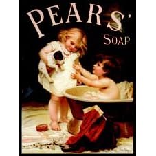 Pears Soap - Puppy Bath Time - Mini Metal Wall Sign