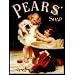 Pears Soap - Puppy Bath Time - Mini Metal Wall Sign
