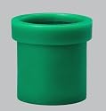 Super Mario Mascot Coin Bank Green Tube Pipe Capsule Toy
