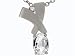 1.02 cts Genuine White Topaz and Diamond Pendant - 14kt White or Yellow Gold
