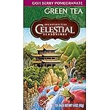 Celestial Seasonings Green Tea Goji Berry Pomegranate, 20 count (Pack of6) 31 OIFGfXEL. SL160 Celestial Seasonings Green Tea Goji Berry Pomegranate, 20 count (Pack of6)