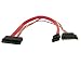 StarTech.com Micro SATA to SATA with SATA Power Adapter Cable - 12 Inch (MCSATAF12S)