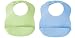 Kiddopotamus Bibbity Rinse And Roll Bib Green & Blue 2-Pack