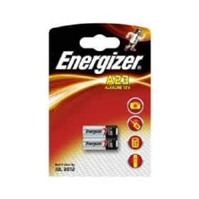 Twin Pack - 2 x Energizer A23 MN21 LRV08 GP23A 12v Alkaline batteries