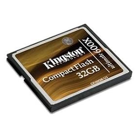 Kingston CF/32GB-U3 32GB CompactFlash 600 w/ Recov