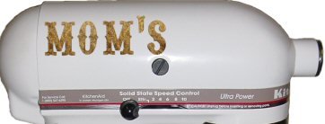 Gold Leaf monogram Letter Decal Sticker Mixer cover Kit designed to fit all KitchenAid... by Sausage Stuffers