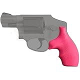 Hogue S&W J Frame Round Butt Rubber Bantam Style Grip, Pink