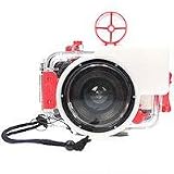 Lomography FishEye Point-n-Shoot 35mm Camera, Black with Lomo Underwater Housing, Rated to 65 ft. Depth.