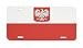 Poland Polish Polska Flag License Plate