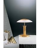 Holtkoetter Polished and Brushed Brass Halogen Desk Lamp