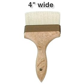 Click here to buy 4 WIDE COMMERCIAL PASTRY BRUSH by overstockedkitchen.
