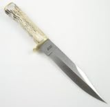 Silver Stag Elk Stick Series Frontier Fighter Hunting Knife D2 Tool Steel