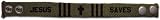 Jesus Saves Bracelet - Dark Green Bracelet