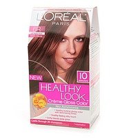 L'Oreal Paris Healthy Look CrÃ¨me Gloss Color, Light Red Brown/Spiced Praline 6R